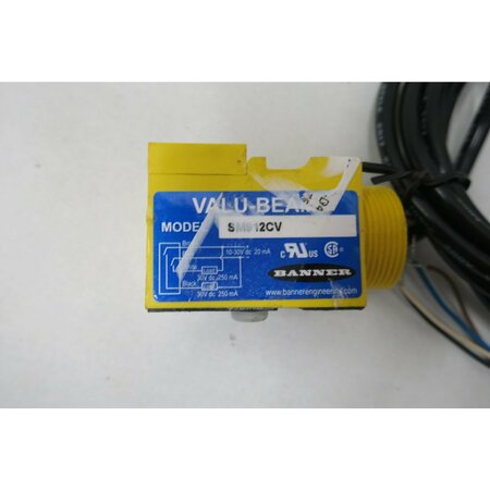 Banner VALU-BEAM 10-30V-DC PHOTOELECTRIC SENSOR SM912CV